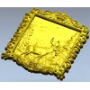 Барочный олень - 3D панно STL для ЧПУ