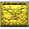 Stag Duel high-relief STL panel for CNC carving