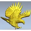 Орёл в полёте - 3D модель STL для ЧПУ