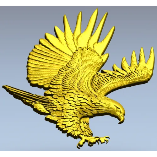 Орёл в полёте - 3D модель STL для ЧПУ