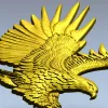 Орёл в полёте - 3D модель STL для ЧПУ