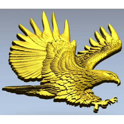 Орёл в полёте - 3D модель STL для ЧПУ