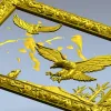 Орлиный полёт - панно STL для ЧПУ
