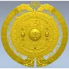 Ацтекский солнечный медальон - 3D модель STL для ЧПУ