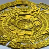 Ацтекский солнечный медальон - 3D модель STL для ЧПУ