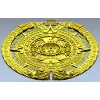 Ацтекский солнечный медальон - 3D модель STL для ЧПУ