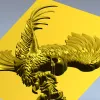 Рельефная 3D модель орла для ЧПУ в формате STL