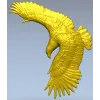 Орёл в полёте - 3D модель STL для ЧПУ