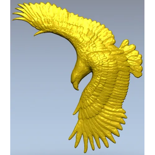 Орёл в полёте - 3D модель STL для ЧПУ