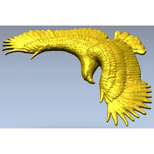 Орёл в полёте - 3D модель STL для ЧПУ