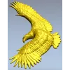 Орёл в полёте - 3D модель STL для ЧПУ