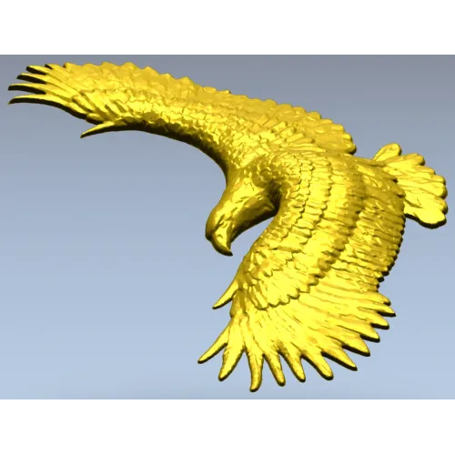 Орёл в полёте - 3D модель STL для ЧПУ