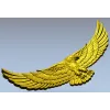 Орёл в стремительном полёте - 3D модель STL для ЧПУ