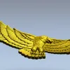 Орёл в стремительном полёте - 3D модель STL для ЧПУ