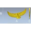 Орёл в стремительном полёте - 3D модель STL для ЧПУ