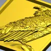 Рельеф "Орёл на скале" - 3D модель STL для ЧПУ