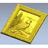 Орёл в лесу - 3D модель STL панно для ЧПУ