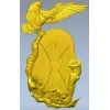 Орёл на пне - 3D модель STL для ЧПУ фрезера