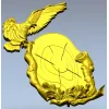 Орёл на пне - 3D модель STL для ЧПУ фрезера