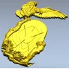 Орёл на пне - 3D модель STL для ЧПУ фрезера