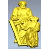 Барельеф "Отец и сын" - 3D модель STL для ЧПУ