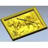 Рельеф "Лесная схватка" - 3D панно для ЧПУ