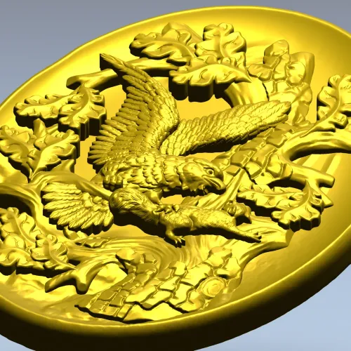 STL модель "Охота на белку" - 3D модель для ЧПУ