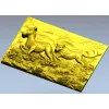Панно "Погоня саванны" - 3D STL модель для ЧПУ