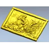 Панно "Охота на мамонта" - 3D модель STL для ЧПУ
