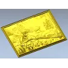 Hunter's Vigil - detailed bas-relief STL for CNC