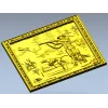 3D модель рельефной панели "Утиная охота" - STL для ЧПУ