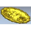 Lakeside Hunt - High Relief Oval STL for CNC