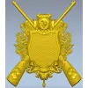 Hunting Crest STL 3D Model for CNC