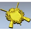 Hunting Crest STL 3D Model for CNC