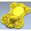 Trout Trophy Shield - STL 3D model for CNC milling