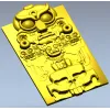 Owl Totem Decorative Panel - STL 3D Model for CNC