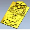 Owl Totem Decorative Panel - STL 3D Model for CNC