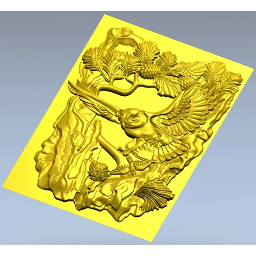 Парящая птица - 3D модель STL для ЧПУ