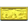 Панно "Сбор урожая у крепости" - 3D STL модель для ЧПУ