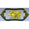 Декоративное панно в стиле рококо - stl модель для ЧПУ