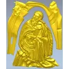 Панно для ЧПУ "Созерцатель" - 3D STL модель для резьбы по дереву