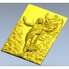 Ascending Christ bas-relief - STL 3D model for CNC milling