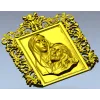 Скорбящая Богоматерь - 3D модель панно в формате STL для ЧПУ