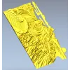 Панно "Арфа и Волны" - 3D модель STL для ЧПУ