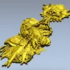 Барочная панно-композиция с трофеями - 3D модель STL для ЧПУ