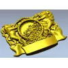 Heraldic Cornucopia Decorative Relief STL