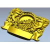 Heraldic Cornucopia Decorative Relief STL