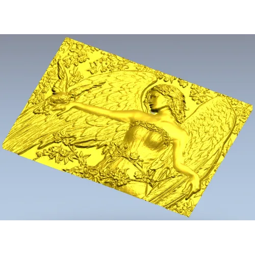 Панно "Крылатая гармония" - 3D модель STL для ЧПУ