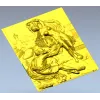 Панно "Встреча на набережной" - 3D модель STL для ЧПУ