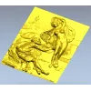 Панно "Встреча на набережной" - 3D модель STL для ЧПУ